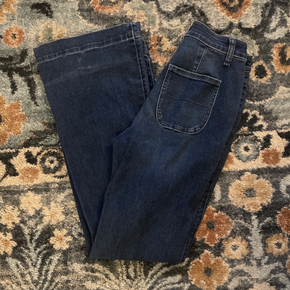Old Navy Dark Blue Flare Jeans
